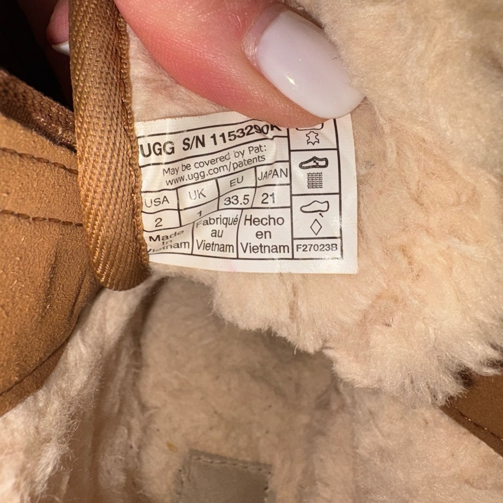 UGG Tan Suede Boots with Plush Lining - Picture 3 of 6